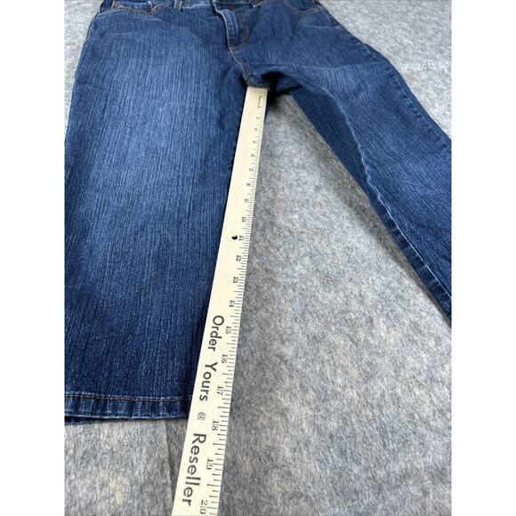 Gloria Vanderbilt Capri Blue Jeans Womens 8P All Around Slimming Effect - Picture 2 of 10